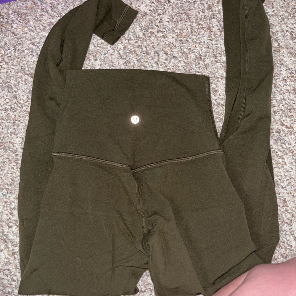 Olive Green leggings lululemon